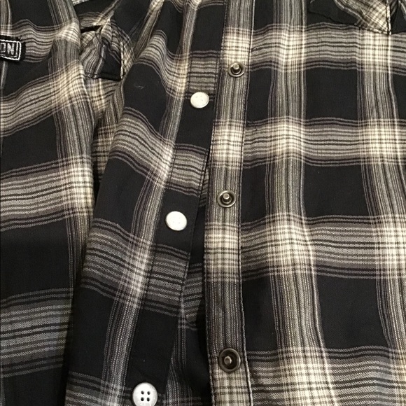 Harley Davidson Plaid Long Sleeve Shirt Large - Picture 10 of 14